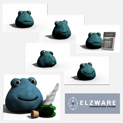 The blob is a fully animated avatar designed to help bring fun to a conversational A.I. system to suppport learning.