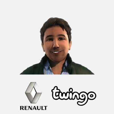 The avatar created for Renault to front a conversational A.I. system