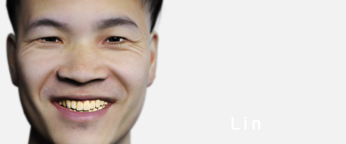 Lin, a bespoke, realistic, human avatar built from scans of real people.
